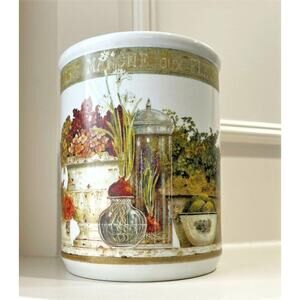 Cypress Home Marche Aux Fleurs French Flower Market Utensil Crock Kathryn White